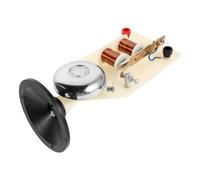 SHINEOFI Matériel D'expérience de Sonnette Électrique pour L'enseignement Physique, Plastique et Métal, Design Vertical Ressort, Adapté aux Batteries 5v-6v pour Activités en Classe