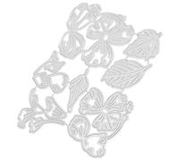 SHINEOFI Matrice de Découpe Acier Forme Fleur pour DIY Scrapbooking Album Durable Réutilisable Outil de Découpage Créatif
