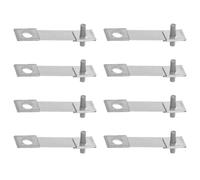 SHINEOFI Mécanisme de Pendule Compatibilité Facile Horloge Comtoise pour 8 Pièces Argenté en Fer Stabilité du Pendule et Projets de Réparation D'horloges