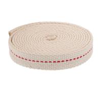 SHINEOFI Mèche de Lampe à Pétrole 100% Coton Plate 1,5 Cm de Large, Longueur 2 Mètres, Mèche de Rechange pour Lampe à Huile de Camping et Lanterne Tempête, Combustion Stable et Réglable