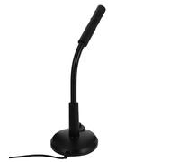 SHINEOFI Microphone USB pour Ordinateur Portable Noir avec Support Micro de Diffusion en Direct et Outil de Discussion de Jeu Mini Microphone Haute Sensibilité pour Réunion Streaming et