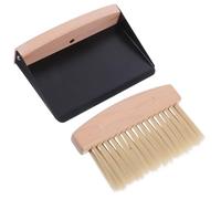SHINEOFI Mini Balai et Pelle à Poussière Compact Ensemble Pratique Brosse Ramasse-miettes pour Bureau Étagère et Table Léger et Portable pour Nettoyage Rapide