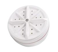 SHINEOFI Mini Lave-linge Portable Blanc en Abs, Machine à Laver à Turbine pour T-shirts et Vêtements Fins, pour Maison en Location et Voyages D'affaires