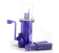 SHINEOFI Mini Machine à Tricoter Manuelle Outil De Tricotage DIY pour Bijoux Laine avec Instructions Complètes Et Poids Bleu