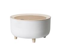 SHINEOFI Mini Poubelle de Bureau Haute sur Pieds Tripodes Légère en PP et ABS 1 Pièce pour Bureau Rangement D’Articles Divers Maison et Espace de Travail Compact