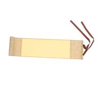 SHINEOFI Mini Rouleau De Tissu Rétro Beige Clair, Rouleau Vierge pour Calligraphie Chinoise Et Peinture, Décoration Murale Vintage pour Artistes Et Dessin, Style Japonerie Classique