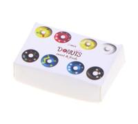 SHINEOFI Miniature Donuts Set for Dollhouse Realistic Tiny Food Resin Models for Pretend Play Kitchen Portable and Lightweight Play Accessories