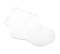 SHINEOFI Miroir Décoratif en Acrylique Argenté pour Lac de Village Miniature, Forme Irrégulière, Léger et Transparent, Décoration Intérieure Festive de Noël pour Bureau