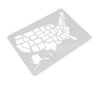 SHINEOFI Modèle De Carte Des États-unis Stickers Muraux Grands Pochoirs Pour La Peinture Pochoir National Modèle De Pochoirs De Peinture