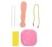 SHINEOFI Modèle de Muscle Humain Détachable du Bras Jambe, Système Musculaire Réaliste en Plastique Rigide pour Étude D’anatomie, Enseignement Physiologie Musculaire, Outil Pédagogique