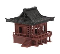 SHINEOFI Modèle de Pavillon Décoratif en Plastique, Style Chinois Réaliste | Léger et Facile à Transporter, Usage Intérieur ou Extérieur, pour Micro-paysage, Aquarium, Bonsaï