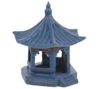 SHINEOFI Modèle Paysage Pavillon en Céramique, Pot de Fleurs Décoratif Hexagonal pour Terrarium, Bureau, Jardin Zen, Accessoires Décoration Intérieure Couleur Aléatoire