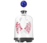 SHINEOFI Modèle Pulmonaire Éducatif Bleu Diaphragme Simulant la Respiration, Instrument D'expérimentation Scientifique pour Démonstration en Classe, Modèle Anatomique Stable et Portable