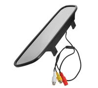 SHINEOFI Moniteur de Vue Arrière de Voiture 5 Écran LCD Système de Caméra de Recul Entrées Doubles Accessoire Sécurisé et Compatible Écran Rétroviseur Noir