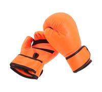 SHINEOFI Moufles de Boxe Améliore la Diversité des Compétences pour Garçon et Filles Orange en Mousse et PU, Ajustement Sécurisé et Paquet de Frappe pour Entraînement de Taekwondo