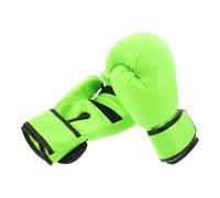 SHINEOFI Moufles de Boxe en Mousse PU Légère Verte pour Garçon et Filles Compagnon de Croissance Amorti pour Entraînement de Boxe et Pratique au Paquet de Frappe