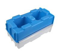 SHINEOFI Moule à Briques en Plastique Réutilisable pour Béton Finition Lisse et Formation Rapide, pour Décoration Murale Intérieure et Aménagement Paysager