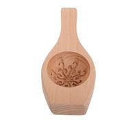 SHINEOFI Moule à Pâtisserie Bois Épais pour Buns Raviolis et Gâteaux Forme Fleur Traditionnelle Chinoise Outil Maison Simple et Polyvalent pour Friandises Orientales