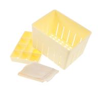 SHINEOFI Moule à Tofu Plastique Maison avec Filtrant Ustensile Pratique DIY pour Fabrication de Fromage de Soja Conception Ergonomique et Presse Tofu et Facile Usage