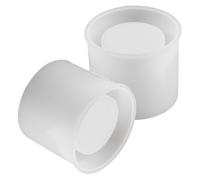 SHINEOFI Moule en Silicone Blanc Cylindrique pour Pot à Crayons et Rangement Cosmétiques, Design Convivial Démoulage Facile, pour Bureau et Coiffeuse