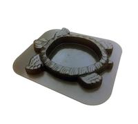 SHINEOFI Moule pour Dalles de Jardin en Plastique Noir Réutilisable de Tortue pour Allées Chemins Béton et Ciment pour Aménagement Paysager Extérieur