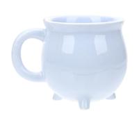 SHINEOFI Mug en Céramique de Chaudron Bleu Brillant, Tasse Décorative 3d pour Infusion, Mug Kawaii 1 Pièce, pour Café, Thé et Boissons Chaudes la Maison Salon de Thé