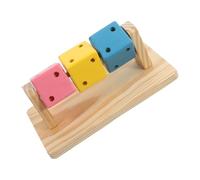 SHINEOFI Multifonctionnel en Bois pour Hamsters et Gerbilles, Stimule L'intérêt, Accessoire Éducatif pour Petits Animaux de Compagnie