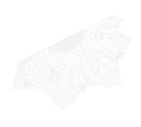 SHINEOFI Napperon en Dentelle Blanc 55x55 Cm, Napperons Décoratifs Maison, Housse Anti-poussière pour Appareils Électroménagers, Nappe en Tissu pour Service à Thé, Décoration de Table