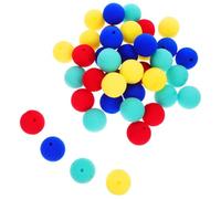 SHINEOFI Nez de Clown en Mousse 5 Cm, Lot de 40 Pièces Multicolores pour Déguisement Carnaval, Cosplay, Halloween, Bal Masqué et Fêtes Costumées