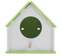 SHINEOFI Nichoir Suspendu en PVC Résistant, Cabane Extérieure pour Oiseaux et Pigeons, Trou d'Entrée 8 CM, Abri Facile à Nettoyer pour Jardin et Campagne