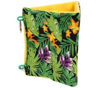 SHINEOFI Nid D’Oiseau Suspendu Vert, Ombrage, Repos Sûr pour Petits Animaux | Tissu à Motif Forêt Tropicale, Décoratif, pour Lark et Canari, Usage Chevet ou Escalier Style Aléatoire