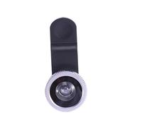 SHINEOFI Objectif De Téléphone Portable Grand Angle Macro Fisheye avec Clip pour Smartphone Et Appareil Photo Argenté