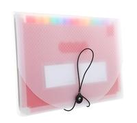 SHINEOFI Organisateur de Dossiers Accordéon PP Compartiments pour Rangement Bureau Trieur Documents Extensible pour Factures Reçus et Administratifs Pochette de Rangement Pratique et
