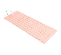 SHINEOFI Organisateur Mural de Barrettes et Accessoires pour Cheveux en Feutre Grand Format 38X104 CM Couleur Rose Pochette de Rangement Suspendue pour Pinces Nœuds et Bandeaux