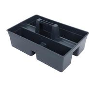 SHINEOFI Organisateur Portatif en Plastique pour Outils de Nettoyage Poignée Panier de Rangement à Compartiments pour Salle de Bain et Outils de Réparation 1 Pièce
