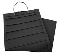 SHINEOFI Organisateur Suspendu pour Pinces et Bandeaux Rangement Centralisé Pratique en Feutre Noir Pendant Thanksgiving et Noël pour Toute