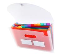 SHINEOFI Organiseur de Dossiers Extensible PP Porte Documents Accordéon Compartiments Rangement Bureau Portable pour Documents et Scolaires Trieur Pratique