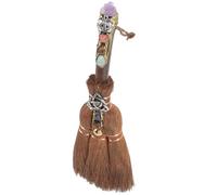 SHINEOFI Ornement de Balai Cristal pour Décoration Halloween Chic et Unique Accessoire de Maison Voiture Balai Wiccan Élégant pour et Décorations Festives