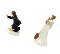 SHINEOFI Ornement de Mariage Européen Sculpté à la Main en Plastique Décoration Délicate pour Salle de Réception Accessoire Élégant pour Cérémonie Nuptiale Statue Décorative