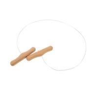 SHINEOFI Outil À Fil pour Poterie avec Manche en Bois Ergonomique Coupe-Fil Précis en Acier pour Argile Et Terre Cuite Outil De Sculpture Et Modelage pour Artistes Potiers