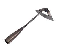 SHINEOFI Outil de Jardinage Acier avec Manche Ergonomique Houe à Main Multifonction pour Éliminer la Végétation Indésirable et Ameublir Le Sol Pelle Jardinage Pratique pour Adultes