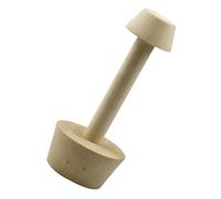 SHINEOFI Outil de Pâtisserie Bois à Double Tête pour Moules à Tartes Tamper pour Bases de Tartes et Mini Muffins Design Multifonction pour Moules Œufs Quiches et Pâtisseries Maison