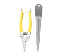 SHINEOFI Outil de Réparation Osier Kit Tissage Rotin pour Meubles Jardin Panier Chaises avec Levier et Ciseaux Résistants à Usure