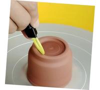 SHINEOFI Outil de Sculpture Argile pour Poterie de Polissage PE et Outil Céramique pour Modelage et Finition Adapté Aux Débutants et Artistes