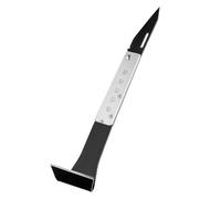 SHINEOFI Outil Écorçage Portable Acier Inoxydable Grattoir à Écorce Ergonomique pour Jardinage Coupe-écorce Multifonction pour Petits et Moyens Troncs Outil Pratique pour Dénuder le Pin et