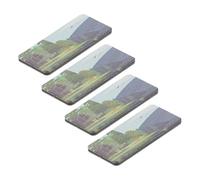 SHINEOFI Pack de 4 Cache-caméras Ultra-Fins en Abs pour Ordinateur Portable, Protection Vie Privée sans Interférer Webcam, pour PC et Laptops