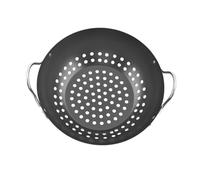 SHINEOFI Panier à Légumes Antiadhésif Et Wok Grill Multifonction pour Barbecue Extérieur, Panier D'égouttage Pratique en Métal, Accessoire Cuisson Légumes Et Viandes Au Grill