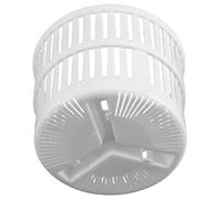SHINEOFI Panier à Linge Pliable en Plastique Blanc pour Mini Machine à Laver, Compatible Universellement Structure de Drainage Unique, pour Petits Appartements et Voyages
