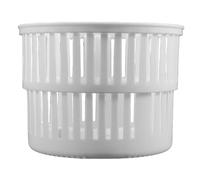SHINEOFI Panier à Linge Pliable Structure de Drainage Unique en Plastique Blanc pour et, Installation Facile, Compact Petite Machine à Laver Portable Dortoirs Petits Appartements