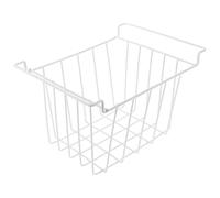 SHINEOFI Panier de Rangement en Métal pour Congélateur et Réfrigérateur Grand Bac de Rangement Fil Métallique 31 CM Organisateur Tiroir Polyvalent Cuisine et Congélation